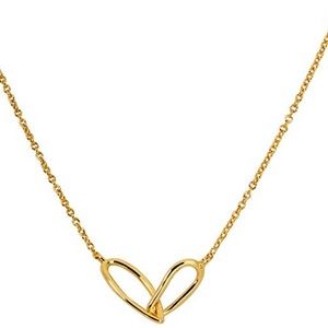 Gorjana heart necklace Jenn Im Collab
